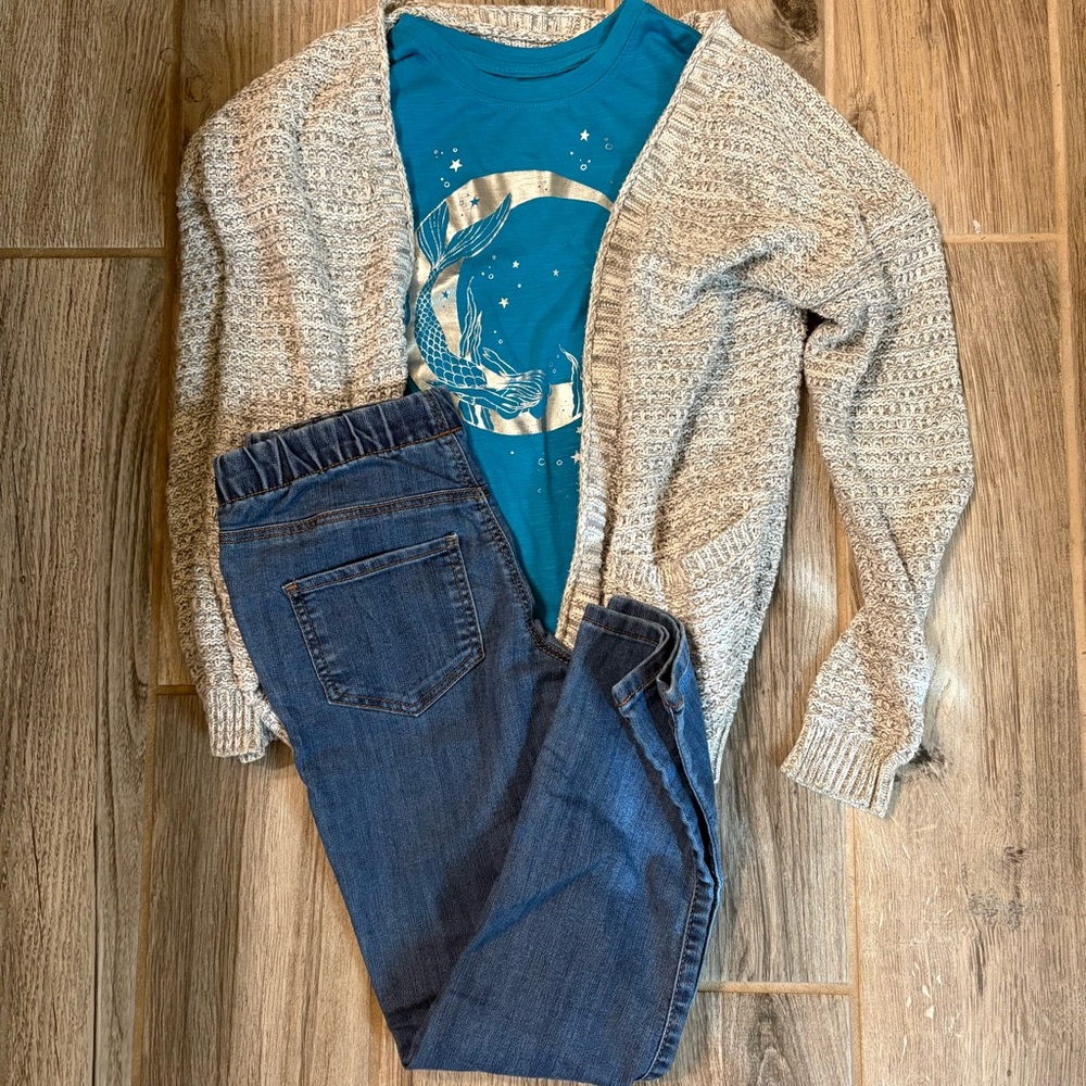 OshKosh B'gosh Cream Cardigan Sweater